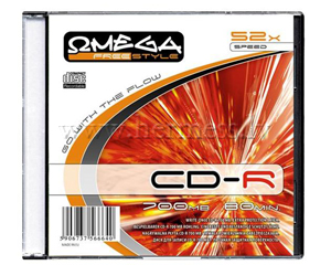 Disks CD-R, Slim kastt 10gab.